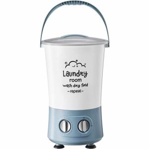 【納期約3週間】トクハラテクノロジー MB-018 バケツ洗濯機 0.5kg ホワイト