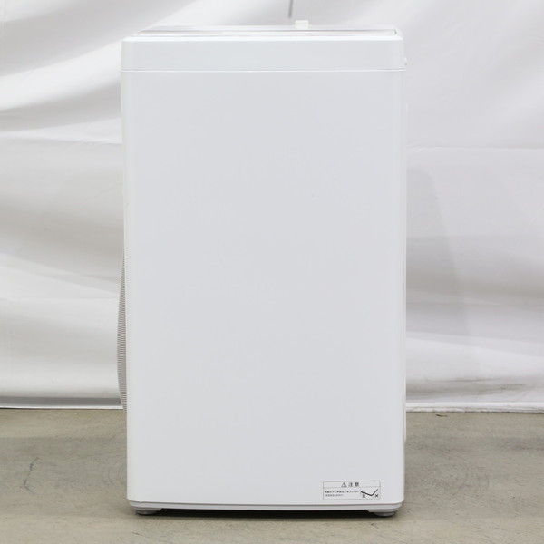 【中古】AQUA 〔展示品〕 全自動洗濯機 ホワイト AQW-S4MBK-W ［洗濯4.5kg ／簡易乾燥(送風機能) ／上開き］ 【276-ud】