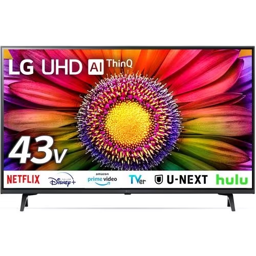 エルジー 液晶テレビ 43UR8000PJB | LG Electorinics 43UR8000PJB 液晶テレビ 43V型 4K対応 BS・CS 4Kチューナー内蔵 YouTube対応 Netflix対応 ブラック