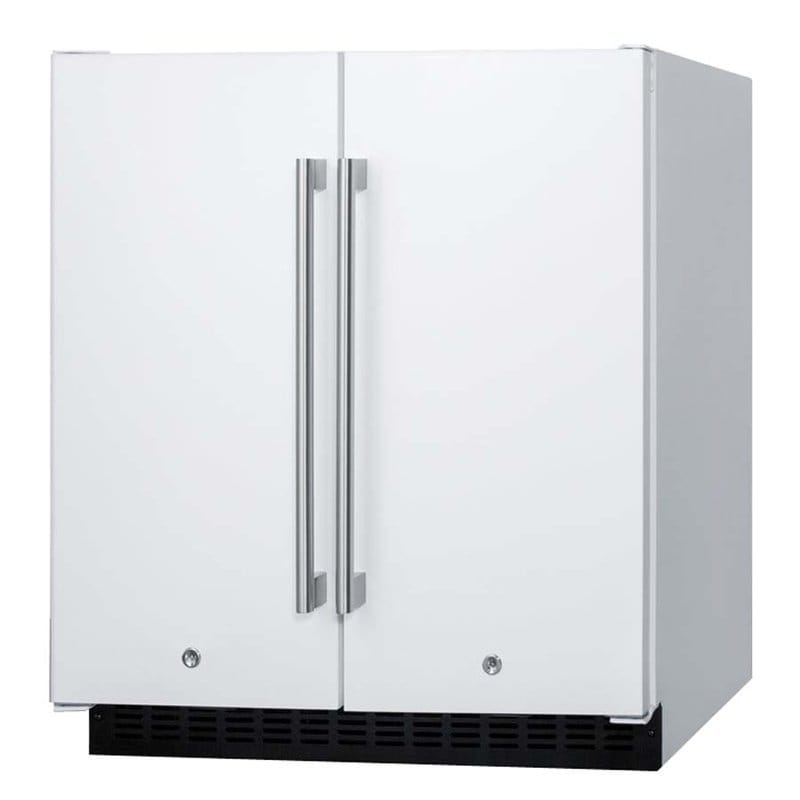 アンダーカウンター ビルトイン 冷蔵庫 冷凍庫 幅75cm 153L Summit 29.5-inch 5.4 cu.ft. Undercounter Refrigerator with Freezer FFRF3075W【代引不可】 家電