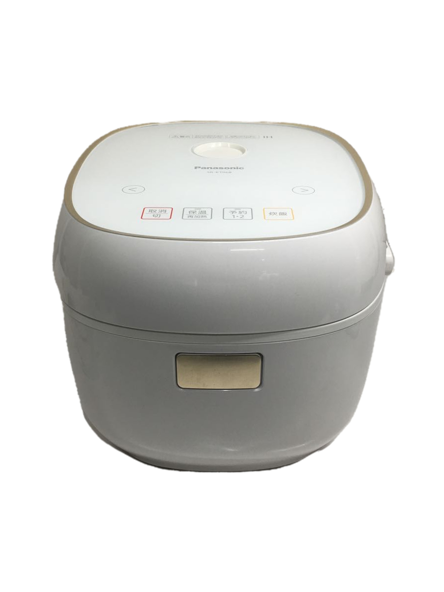 【中古】Panasonic◆炊飯器 SR-KT068-W [ホワイト]【家電・ビジュアル・オーディオ】