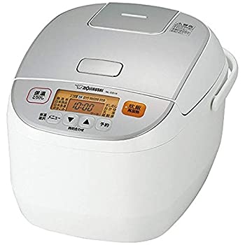 【中古】(未使用品)象印 マイコン炊飯ジャー 1升炊き ホワイト NL-DS18-WA