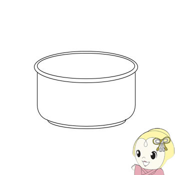 2343800300 シャープ ジャー炊飯器 5.5合用 内ナベ【KK9N0D18P】