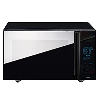 【ポイントアップ中!】【中古】【未使用未開封】ツインバード 電子レンジ ヘルツフリー ミラーガラス フラット ボタン式 DR-4259B ibistory ブラック