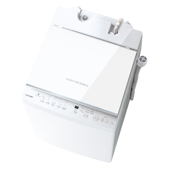 【★5年間自然故障長期安心保証付】東芝 AW-7DH3(W) 7．0kg全自動洗濯機 ZABOON ピュアホワイト AW7DH3W（納期目安：1-2週間）　※配送設置：最寄の商品センターよりお伺い致します。[※サービスエリア外は佐川急便にて手配]