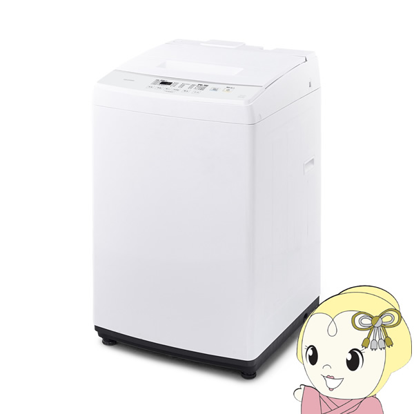 【京都は標準設置込み】アイリスオーヤマ 全自動洗濯機 7kg ホワイト IAW-T705E-W【KK9N0D18P】